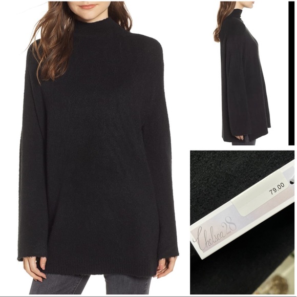 Chelsea28 Sweaters - Chelsea28 ultra soft funnel neck tunic sweater